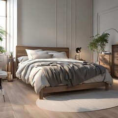 Dormitorio con estilo moderno