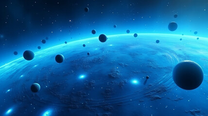 Obraz na płótnie Canvas blue planet earth