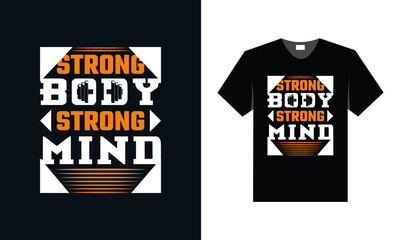 best typography t shirt design for gym and fitness motivation and inspiration