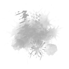 Aesthetic watercolor splash, paint brush strokes 