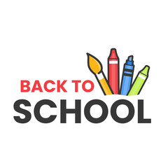 Lettering text back to school