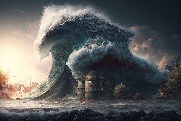 tsunami engulfing world, Generative AI