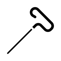 blocking pins knitting wool glyph icon vector. blocking pins knitting wool sign. isolated symbol illustration