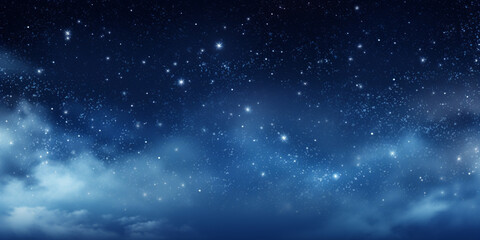 Fototapeta na wymiar Night Sky full of stars design