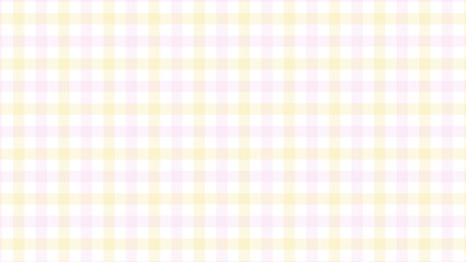 pink and yellow plaid fabric texture as a background