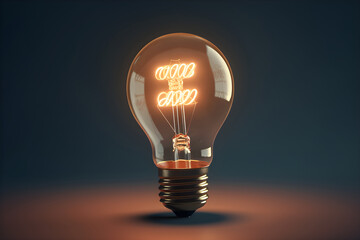 light bulb technology innovation inspiration concept