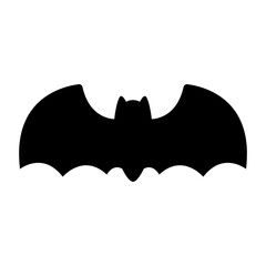 Vampire bat halloween silhouette.