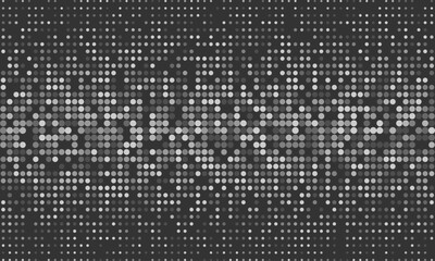 Technology abstract background with dots or circles in grey colour shades.