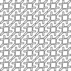 Stylish texture with figures from lines.
Diagonal pattern. Repeat decorative design.Abstract texture for textile, fabric, wallpaper, wrapping paper.Black and white geometric wallpaper.