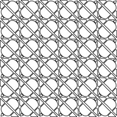 Naklejka premium Stylish texture with figures from lines. diagonal pattern. Repeat decorative design.Abstract texture for textile, fabric, wallpaper, wrapping paper.Black and white geometric wallpaper.