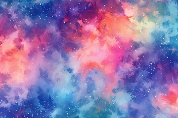 a starry abstract watercolor background. made using generative AI tools