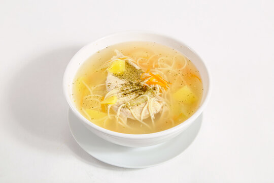 Chicken soup or chicken diet, delicious Peruvian food