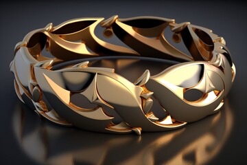 Gold bracelet, Generative AI