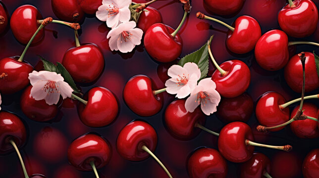 cherries background hd