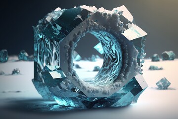 ice ring, Generative AI