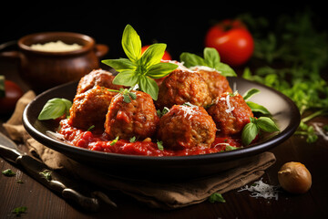 Italian Meatballs, food, generative ai 