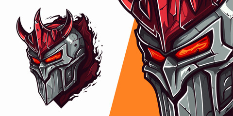 Modern Zombie Knight Illustration for a Fearless Sport & Esport Team - Logo, Badge, and T-shirt Design