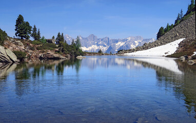 Spiegelsee, Schladminger Tauern, Steiermark, Österreich