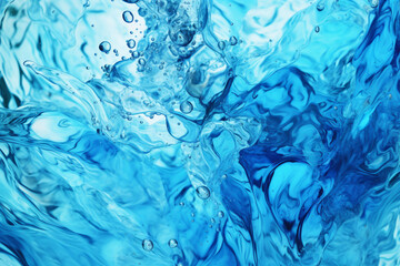 Water texture background, transparent liquid