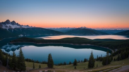 beautiful illustratration photograph or batch lake sunset . guess composure tune advertise locomotion bicycle. Creative resource, AI Generated