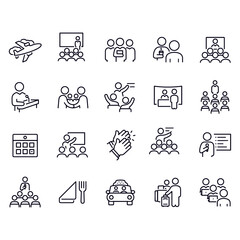  Convention And Seminar icon vector design  - obrazy, fototapety, plakaty