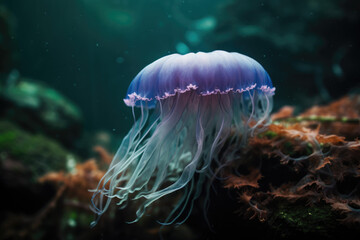 Dance of Jellyfish - Oceanic Elegance Unveiled - Generative AI