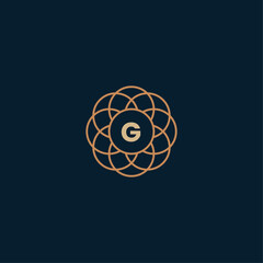 Fototapeta premium abstract background with circles