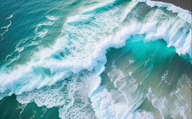 Fototapeta na wymiar wave of ocean on the beach
