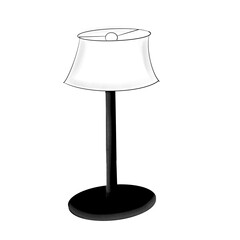 lamp isolated on white