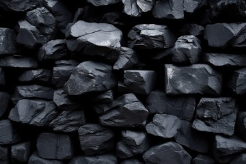 Stacks of natural, firm black coal were used as the backdrop. High grade anthracite is also known as stone coal and black diamond coal.