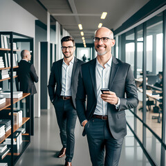 people in office