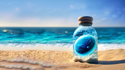 Planet capture in a bottle!!!
Blue Backgrounds, with fantasy theme