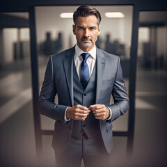 businessman in a suit
