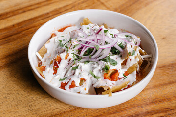 Chilaquiles rojos 