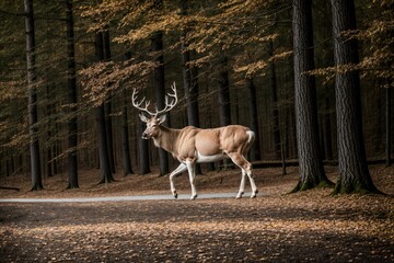 A ghostly stag materializes under the artist s skilled hand
