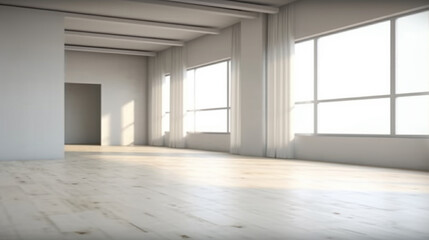 empty room with window HD 8K wallpaper Stock Photographic Image