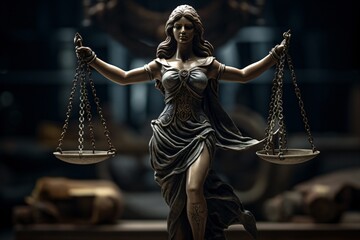 AI generated justitia