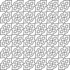 Stylish texture with figures from lines. Diagonal pattern.Abstract texture for textile, fabric, wallpaper, wrapping paper.Black and white geometric wallpaper.