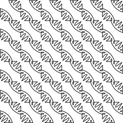 Stylish texture with figures from lines. Diagonal pattern.Abstract texture for textile, fabric, wallpaper, wrapping paper.Black and white geometric wallpaper. 