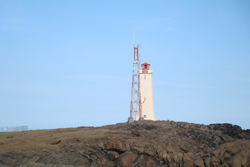 lighthouse on the coast, Iceland