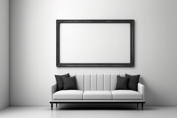 imagine a couch and a frame. Generative AI