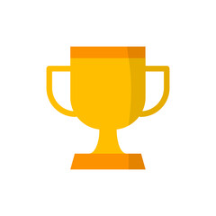 
trophy icon vector winner trophy icon in trendy flat color style