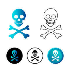 Abstract Toxic Icon Illustration