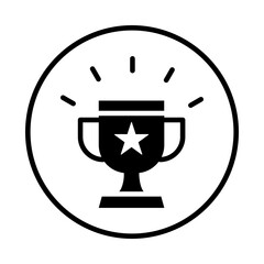 trophy icon vector icon trophy winner