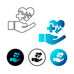 Abstract Health Care Icon Illustration