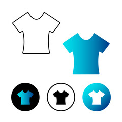 Abstract Shirt Icon Illustration