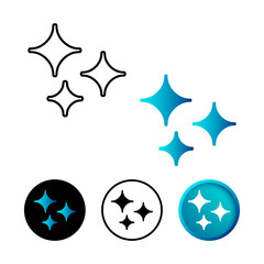 Abstract Glow Icon Illustration