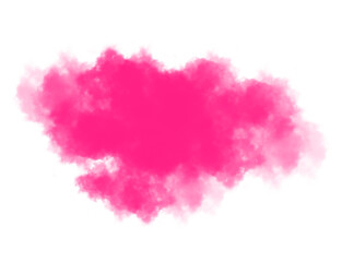 Pink smoke transparent