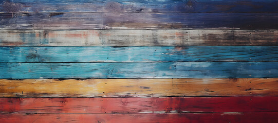 Painted wooden planks surface texture background, wooden slatted pattern