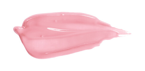 Shiny pink brush watercolor painting isolated on transparent background. watercolor png